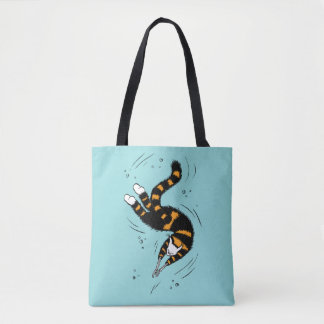Tote Bag Pastel Goth Chat Skeleton