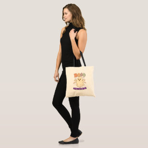 Tote Bag Pastel Retro Ghost Boo Halloween Vibes Éffrayantes