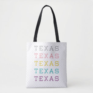 Tote Bag Pastel Texas, Texas