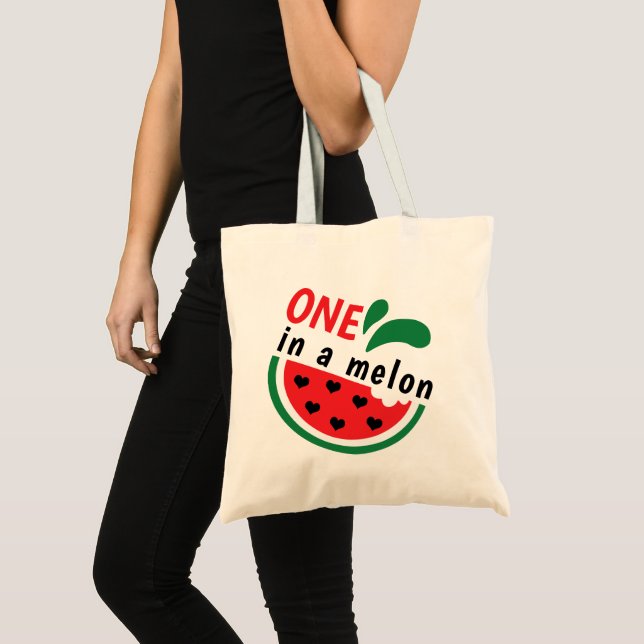 Tote Bag Pastèque sincère UN dans un melon (Devant (produit))