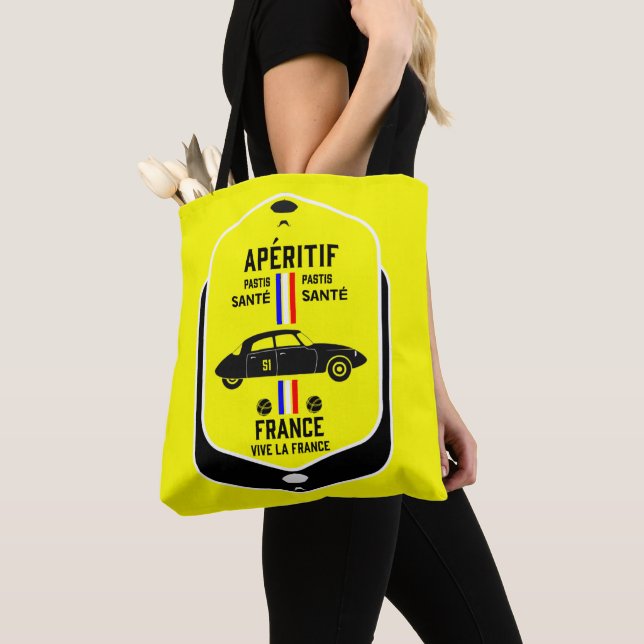 Tote Bag Pastis de Marseille France (De près)