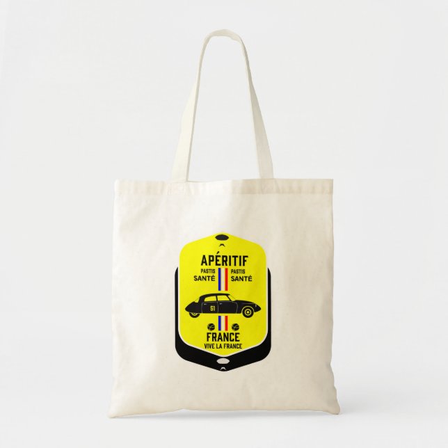 Tote Bag Pastis de Marseille France (Devant)