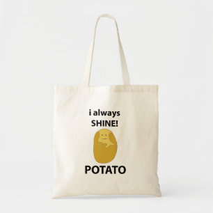 Tote Bag Patate je brille toujours drôle Patate