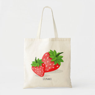 Tote Bag Patch fraise