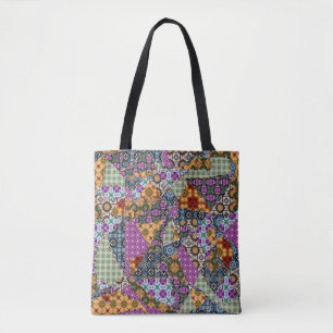 Tote Bag Patchwork fou