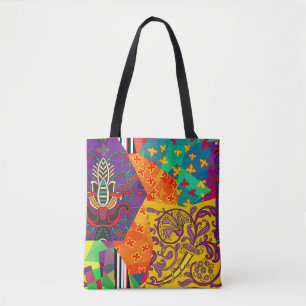 Tote Bag Patchwork indien turc festier Mandala