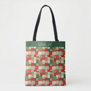 Tote Bag Patchwork Noël