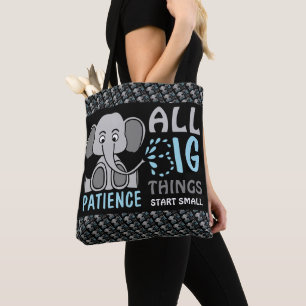 Tote Bag Patience des éléphants