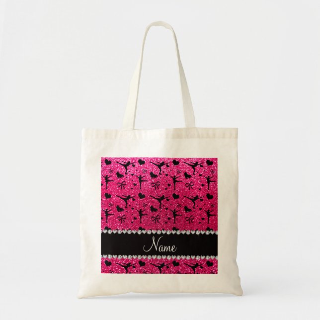 Tote Bag Patinage artistique nommé fait sur commande de (Devant)