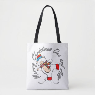 Tote Bag Patinage sur glace Ours polaire Noël