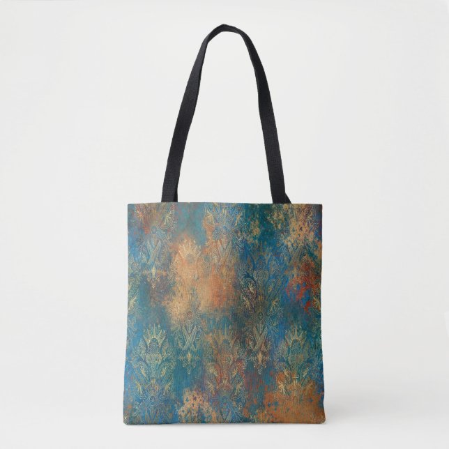 Tote Bag Patine sarcelle Cooper (Devant)
