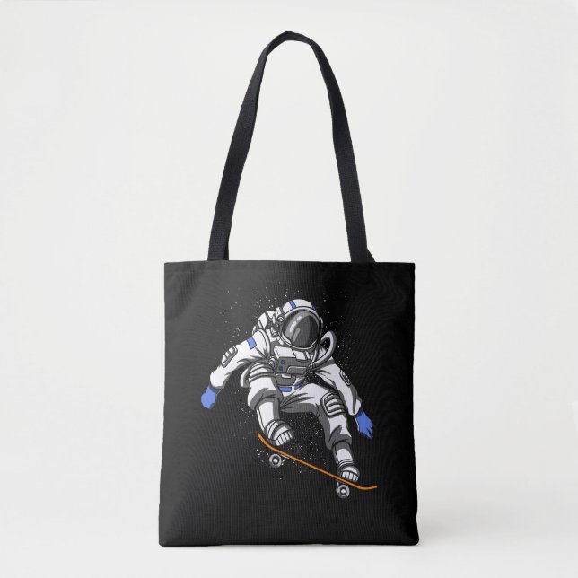 Tote Bag Patineur d'astronautes (Devant)