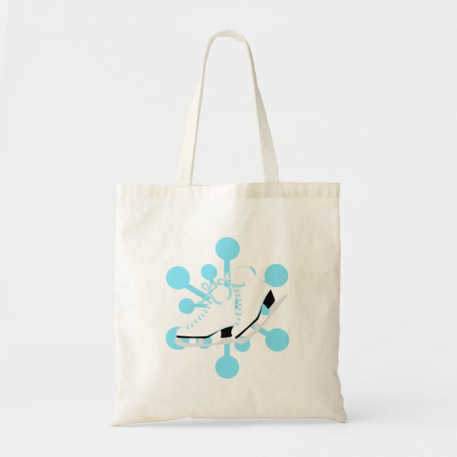 Tote Bag Patins sur glace (Devant)