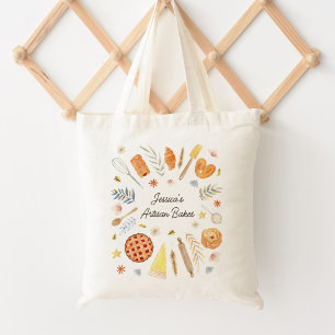 Tote Bag Pâtisserie Boulangerie Sur Mesure Aquarelle