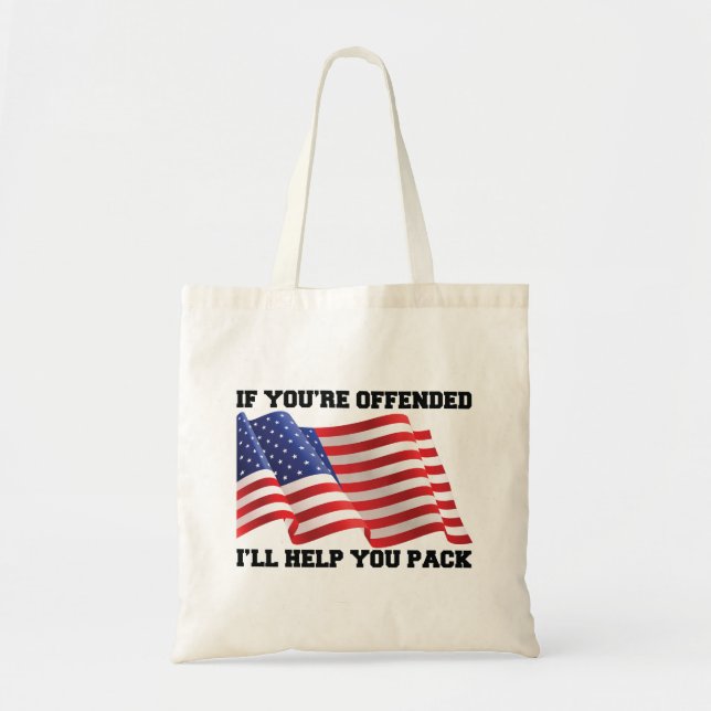 Tote Bag patriote américain (Devant)