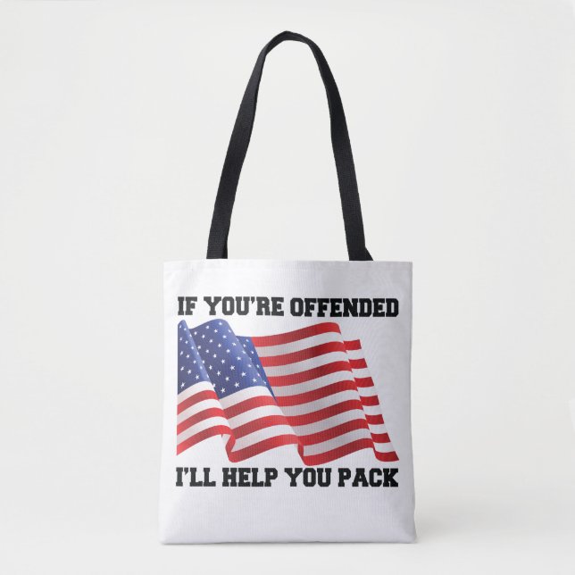 Tote Bag patriote américain (Devant)