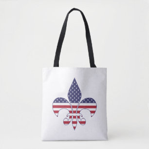 Tote Bag Patriotic American Flag