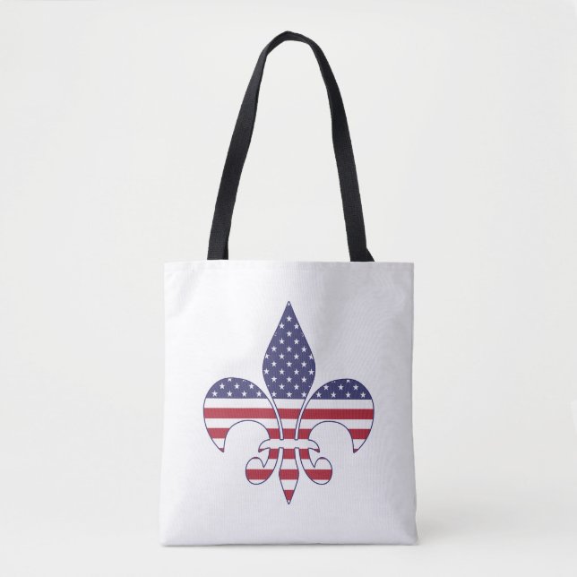 Tote Bag Patriotic American Flag (Devant)