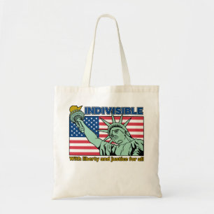Tote Bag Patriotique-indivisible-Liberté et Justice pour to