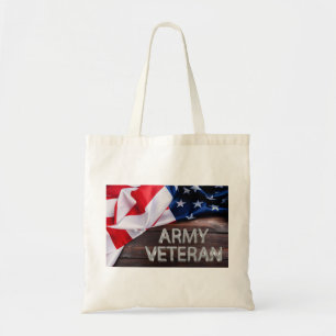 Tote Bag Patriotique "vétéran de l'armée"