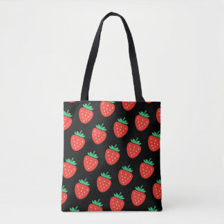 Tote Bag pattern strawberries
