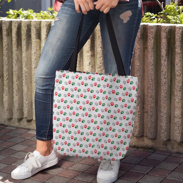 Tote Bag Pattes de Noël (Créateur téléchargé)