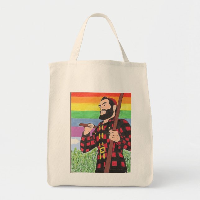 Tote Bag Paul Bunyan fierté de Bangor, Maine 2013 (Devant)