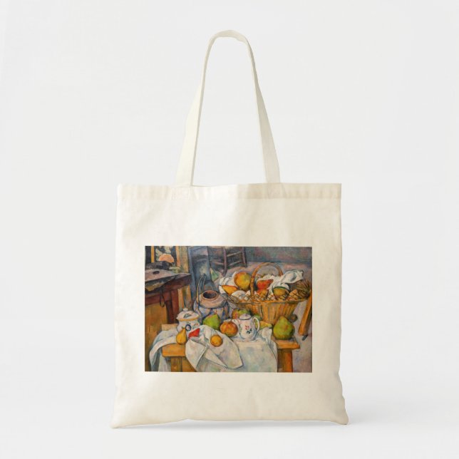Tote Bag Paul Cezanne - La table de cuisine (Devant)