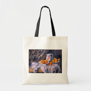Tote Bag Paul Cezanne - La vie morte avec un rideau