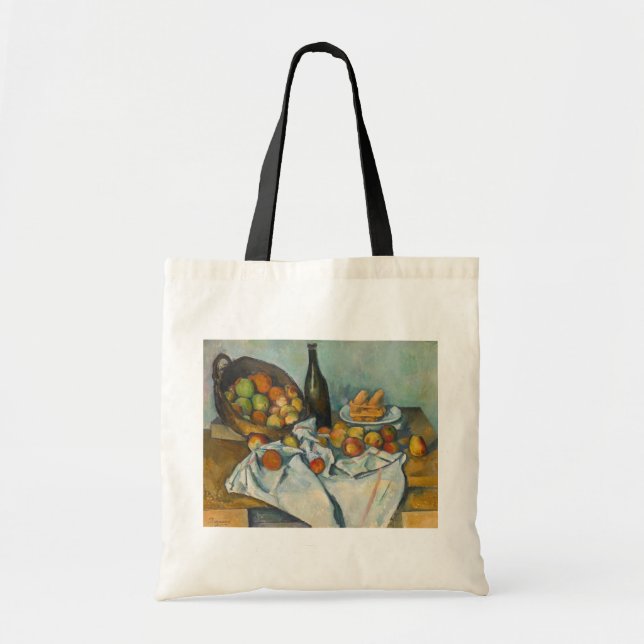 Tote Bag Paul Cezanne - Le panier des pommes (Devant)