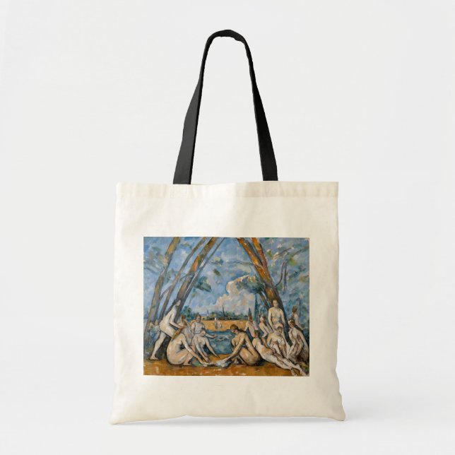 Tote Bag Paul Cezanne - Les Grandes Baignoires (Devant)
