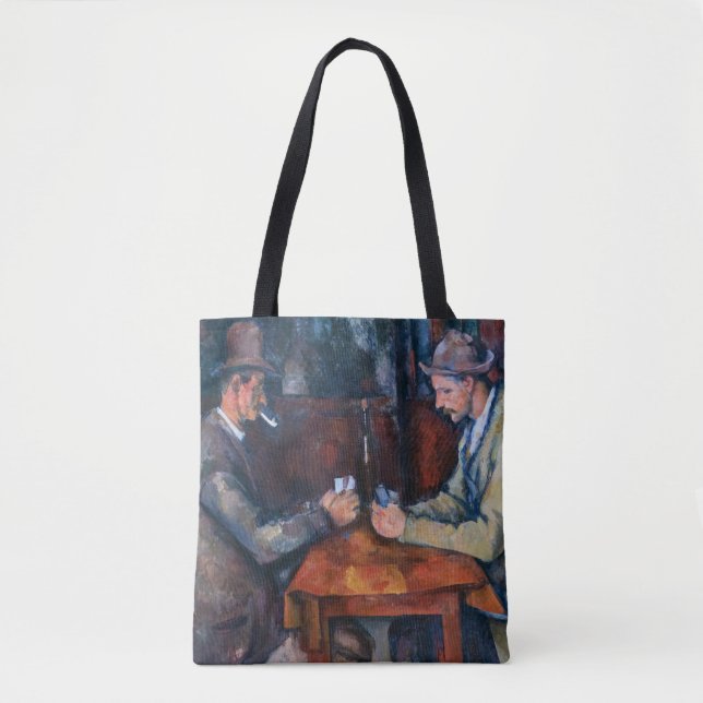 Tote Bag Paul Cezanne - Les Joueurs De Cartes (Devant)