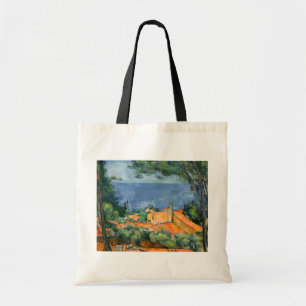 Tote Bag Paul Cezanne - L'Estaque aux toits rouges