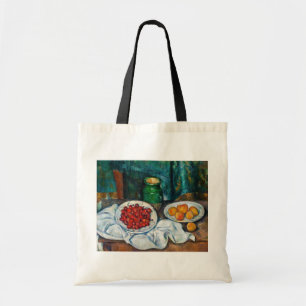 Tote Bag Paul Cezanne - Nature morte aux cerises et aux pêc