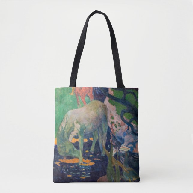 Tote Bag Paul Gauguin - Le Cheval Blanc (Devant)