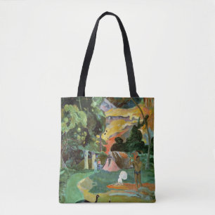 Tote Bag Paul Gauguin   Matamoe ou, paysage avec des paons