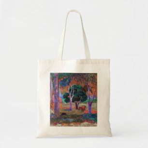 Tote Bag Paul Gauguin - Paysage avec un cochon et un cheval