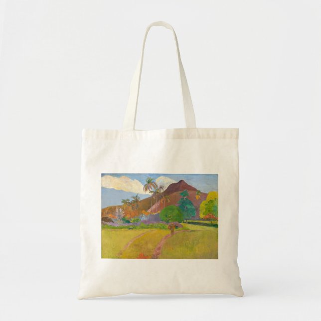 Tote Bag Paul Gauguin - Paysage tahitien (Devant)