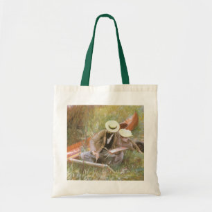 Tote Bag Paul Helleu esquissant avec sa femme par JS Sargen