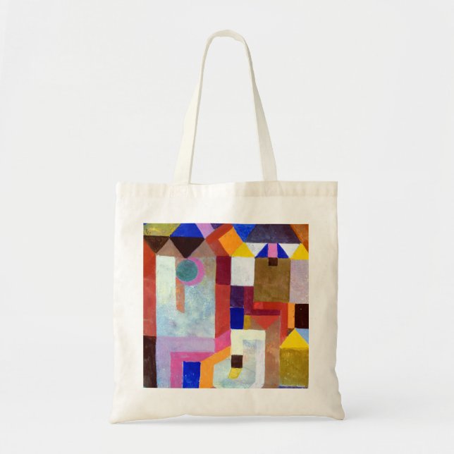 Tote Bag Paul Klee Architecture colorée (Devant)