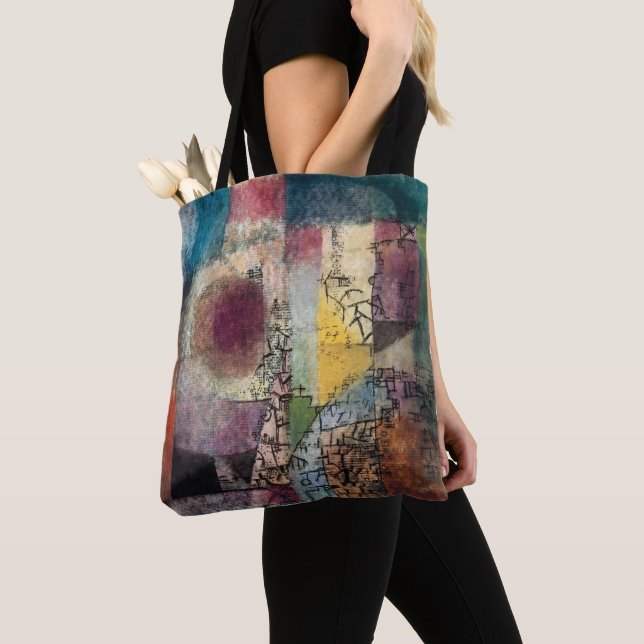 Tote Bag Paul Klee Art Abstrait Cubisme  (De près)