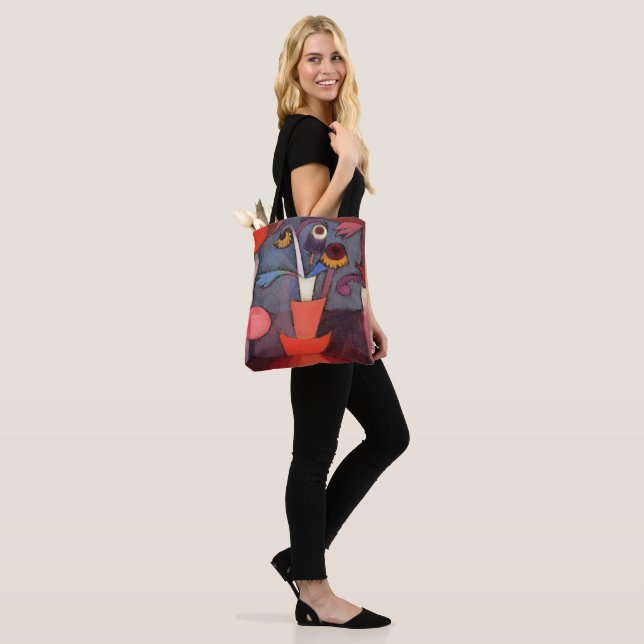 Tote Bag Paul Klee, Fleur d'automne, (Sur le modèle)