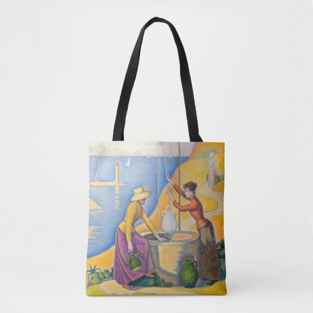 Tote Bag Paul Signac - Femmes au puits (Devant)