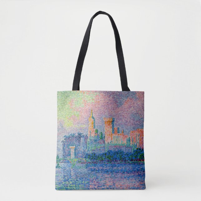 Tote Bag Paul Signac - Le Palais Pape, Avignon (Devant)