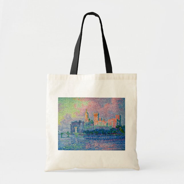 Tote Bag Paul Signac - Le Palais Pape, Avignon (Devant)