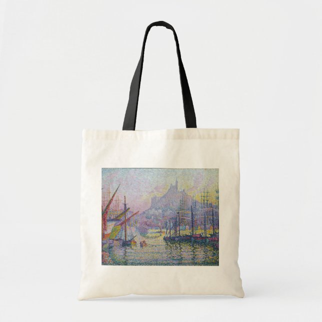 Tote Bag Paul Signac - Notre-Dame de la Garde, Marseille (Devant)