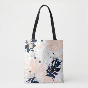 Tote Bag Paume de la jungle tropicale feuille