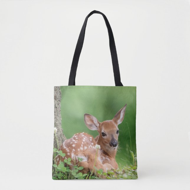 Tote Bag Pauvreté adorable posée sous un arbre (Devant)