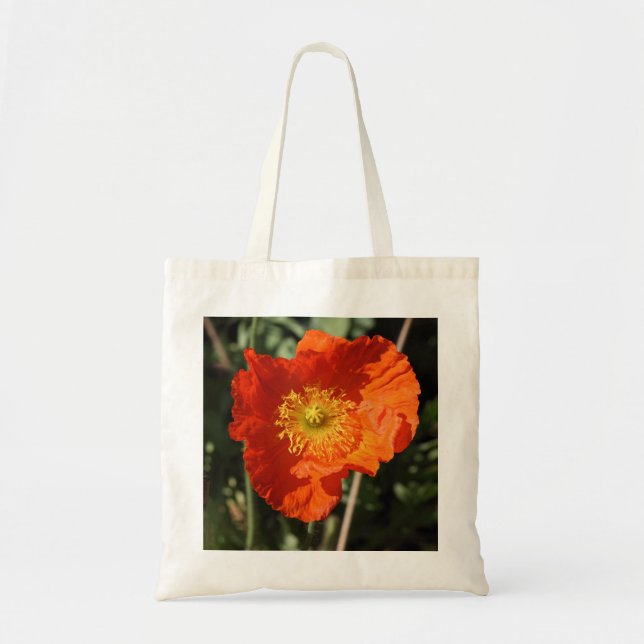 Tote Bag Pavot gallois (orange) (Devant)
