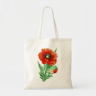 Tote Bag Pavot rouge